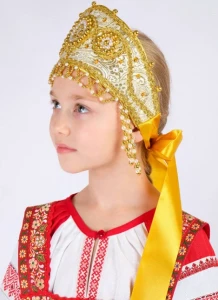 Кокошник Русский Народный «Узорный» налобный