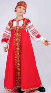 Детский Русский Народный костюм «Алёнушка»