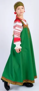 Детский Русский Народный костюм «Алёнушка»