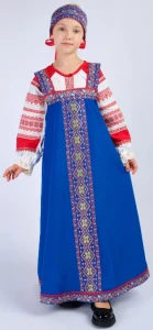 Детский Русский Народный костюм «Алёнушка»