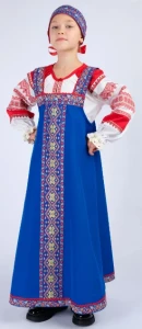 Детский Русский Народный костюм «Алёнушка»