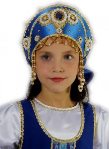 Кокошник налобный Русский Народный «Узорный»