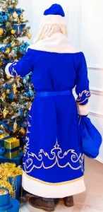 Новогодний костюм Дед Мороз «Снежный Волшебник» мужской