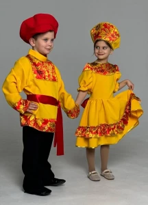 Русский Народный костюм «Хохлома» для мальчиков