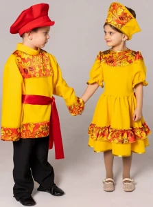 Русский Народный костюм «Хохлома» для мальчиков
