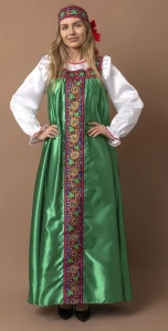 Карнавальный Русский Народный костюм «Марья Искусница» женский