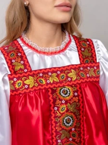 Карнавальный Русский Народный костюм «Марья Искусница» женский
