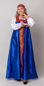 Карнавальный Русский Народный костюм «Марья Искусница» женский