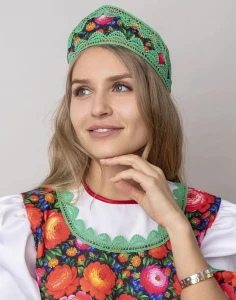 Карнавальный Русский Народный костюм «Ульяна» женский