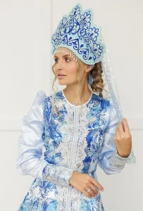 Карнавальный костюм Снегурочка «Царевна» женский