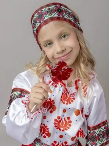 Детский Русский Народный костюм «Агафья» для девочек