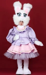 Аниматорский костюм «Зайка» (в платье) женский