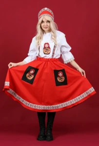 Аниматорский костюм «Ведущая» (в народном стиле) женский