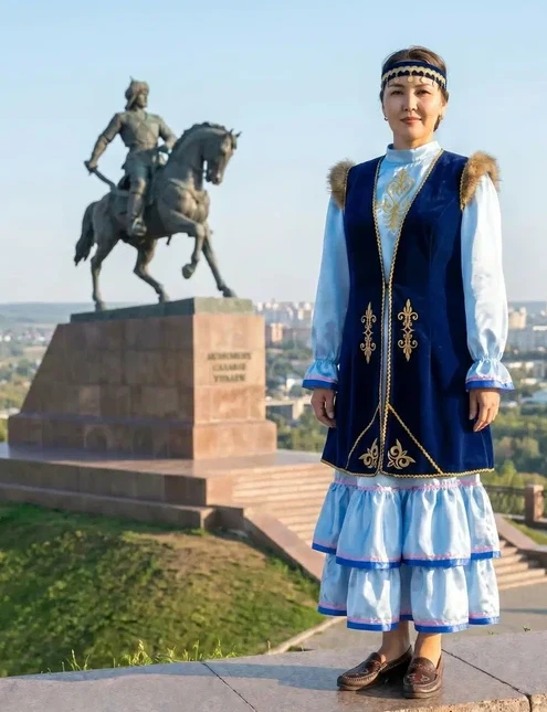 Карнавальный Национальный костюм «Башкирский» женский
