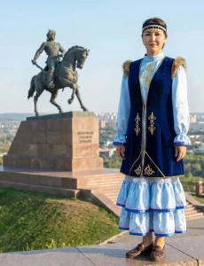 Карнавальный Национальный костюм «Башкирский» женский