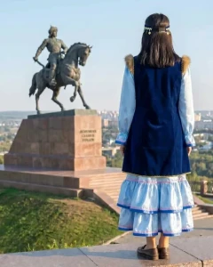 Карнавальный Национальный костюм «Башкирский» женский
