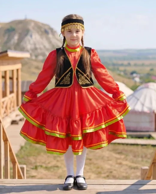 Национальный костюм «Башкирский» для девочек