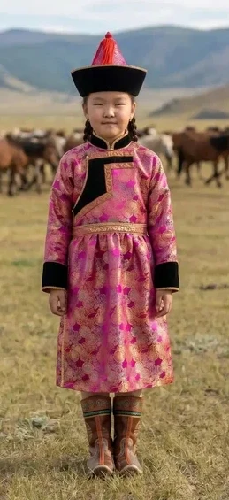 Национальный костюм «Бурятский» для девочек
